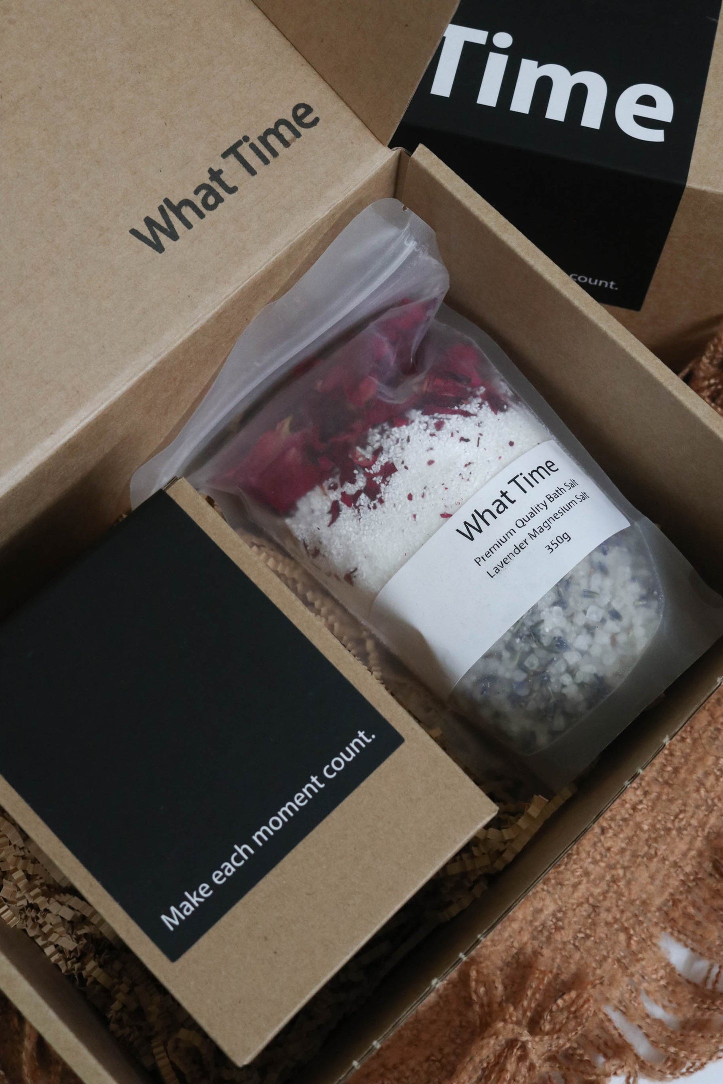 Candle & Bath Salt Gift Set