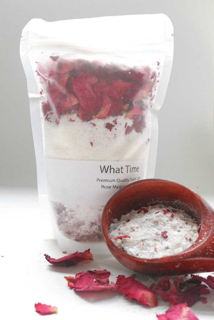 Rose Petal and Magnesium Bath Salt 350g