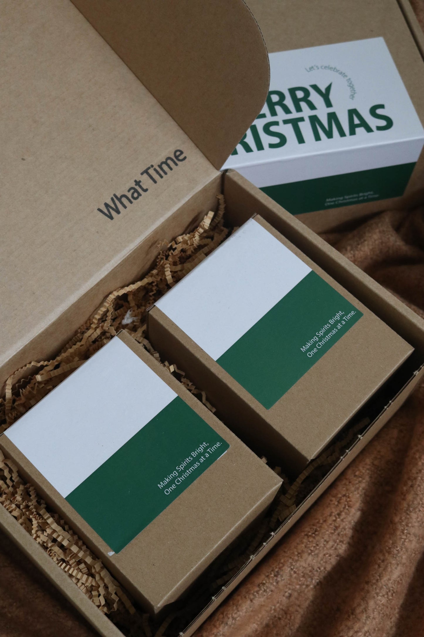 Christmas Double Candle Gift Box